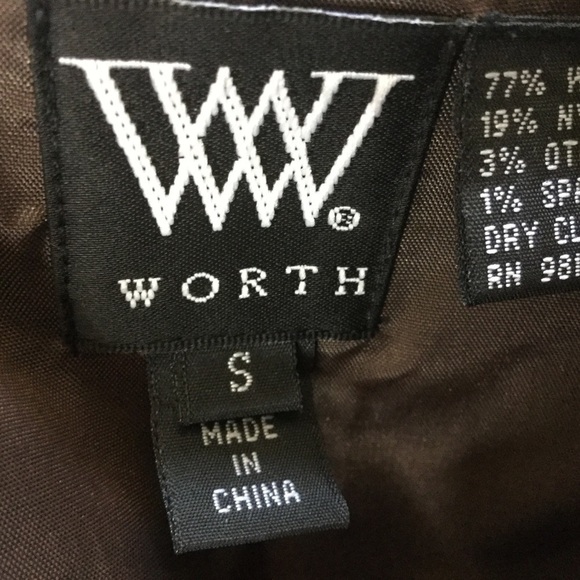 Worth 77% Wool Blazer Size Small - Picture 7 of 8